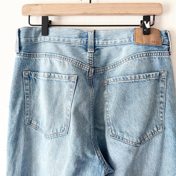 Aeropostale High-Rise Baggy Jeans Women's Size 6 Medium Blue - Picture 8 of 10